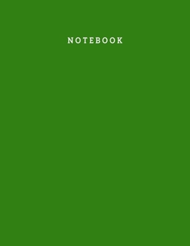 Notebook: Large Writing Journal Notebook Blank Journal Memo - 100 Pages 8.5x11 Inch Large Unlined Journal for Girls, Unruled Notebook Journal for Men, ... Cover and White Paper Notebook Without Lines