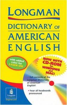 Paperback Longman Dictionary of American English, Second Edition (Paper with CD-ROM, Two-Color Version) Book