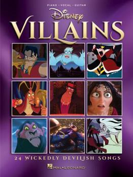 Paperback Disney Villains: 24 Wickedly Devilish Songs Book