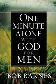 Hardcover One Minute Alone with God for Men Book