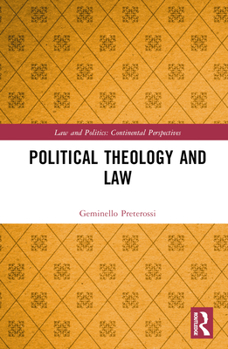 Hardcover Political Theology and Law Book