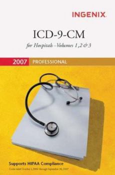 Paperback ICD-9-CM Professional for Hospitals, Vols 1, 2 & 3 - 2007 (Compact) Book
