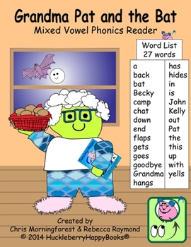 Paperback Grandma Pat and the Bat: Mixed Vowel Phonics Reader Book