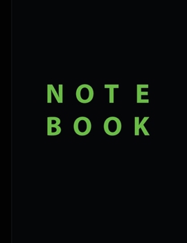 Notebook: Black color cover unruled Notebook, 8.5x11 Blank Pages, journal, Dairy ~ A classy unruled notebook. Beautiful as a gift. Grab your One!!!