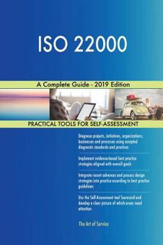 Paperback ISO 22000 A Complete Guide - 2019 Edition Book