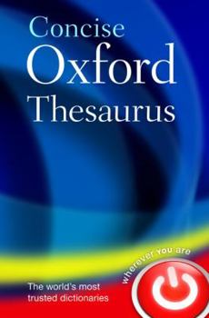 Hardcover Concise Oxford Thesaurus. Book