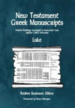 Paperback New Testament Greek Manuscripts: Luke Book