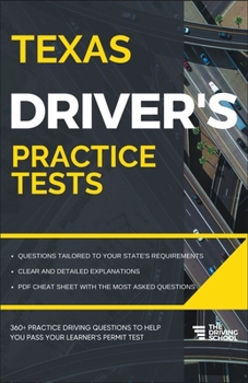Paperback Texas Driver's Practice Tests Book