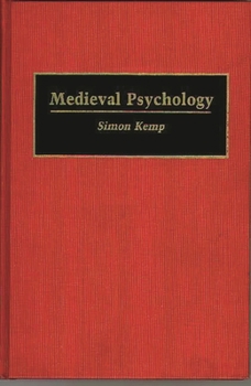 Hardcover Medieval Psychology Book