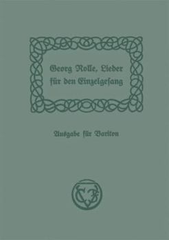 Paperback Lieder Für Den Einzelgesang: Zum Gebrauch an Lehrerbildungsanstalten Und Musikschulen Herausgegeben [German] Book