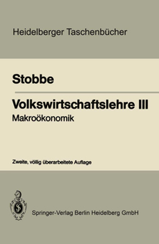 Paperback Volkswirtschaftslehre III: Makroökonomik [German] Book