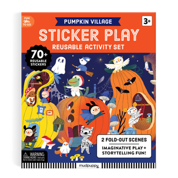 Paperback Pumpkin Village Sticker Play Reusable Activity Set Book