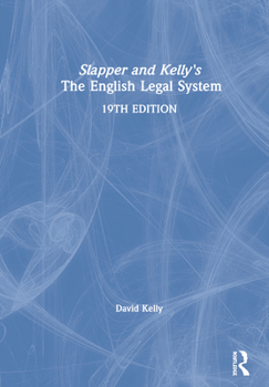 Hardcover Slapper and Kelly's the English Legal System Book