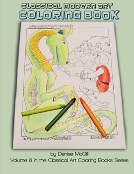 Paperback Classical Modern Art Coloring Book
