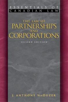 Paperback The Law of Partnerships and Corporations Book