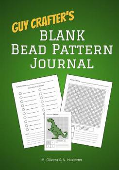 Paperback Guy Crafter's BLANK Bead Pattern Journal Book