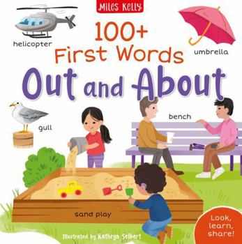 Paperback 100+ First Words: Out and About Book