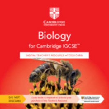 Misc. Supplies Cambridge Igcse(tm) Biology Digital Teacher's Resource Access Card Book