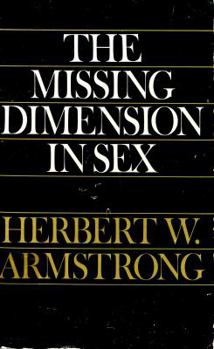 Hardcover The Missing Dimension in Sex Book