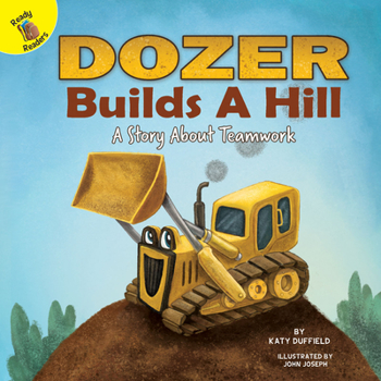 Library Binding Dozer Builds a Hill Book