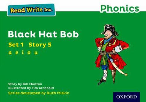 Paperback Read Write Inc. Phonics: Green Set 1 Storybook 5 Black Hat Bob Book