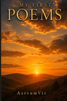 Paperback My First Poems: A collection of verse Book