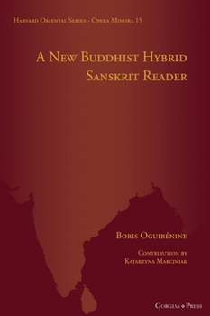 Hardcover A New Buddhist Hybrid Sanskrit Reader Book
