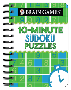 Spiral-bound Brain Games - To Go - 10 Minute Sudoku Book