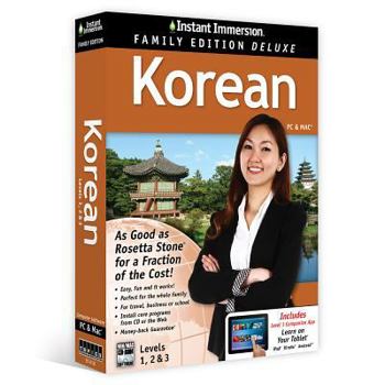 CD-ROM Instant Immersion Family Edition Deluxe Korean Levels 1,2 & 3 [Korean] Book