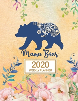 2020 Weekly Planner: January 2020 to December 2020 Weekly and Monthly Planner with One Year Daily Agenda Calendar, Large 12 Month Organizer with ... To Do's, Holidays, Notes & Vision Board
