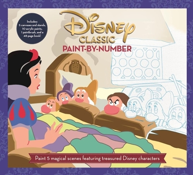 Paperback Disney Classic Paint-By-Number Book