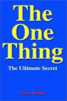 Hardcover The One Thing: The Ultimate Secret Book