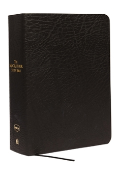 Bonded Leather MacArthur Study Bible-NKJV-Large Print [Large Print] Book