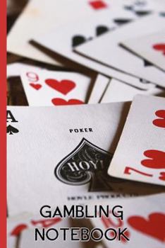 Paperback Deck of Cards Spread: Gambling Profit and Loss Notebook Book