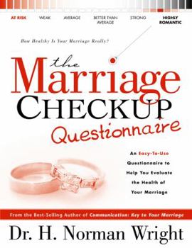 Paperback The Marriage Checkup Questionnaire Book
