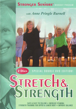 DVD Stronger Seniors: Stretch & Strength Fitness Collection Book