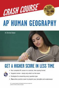 Paperback Ap(r) Human Geography Crash Course Book + Online Book