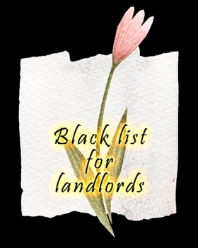 Paperback Black list for landlords: Holiday flat, pension and hotel Book