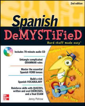Paperback Spanish Demystified [With CD (Audio)] Book