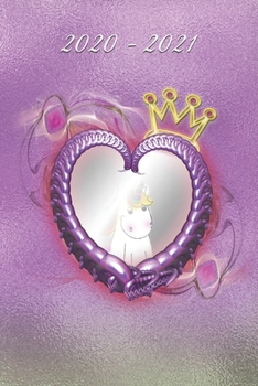 2020 - 2021: Unicorn - Horse  - Woman - Calendar - two years - month - days - addresses - notes - lined - blank
