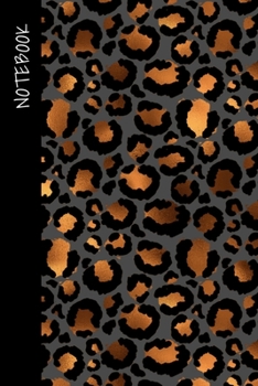 Paperback Notebook: Leopard Print College Ruled Journal for Creative Writers or Personal Use, Neat Gift for Women, girls, or anyone love A Book