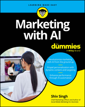 Paperback Marketing with AI for Dummies Book