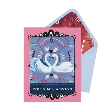 Misc. Swans Love Card Book