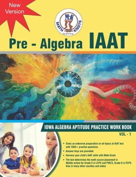 Paperback IAAT (IOWA Algebra Aptitude) Workbook- Vol-1 Book