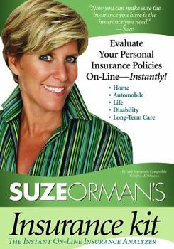 CD-ROM Suze Orman's Insurance Kit: Evaluate Your Personal Insurance Policies On-Line - Instantly! Book