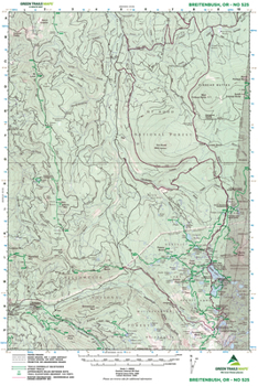 Map Breitenbush, or No. 525 Book