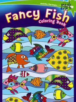 Paperback Spark Fancy Fish Coloring Book