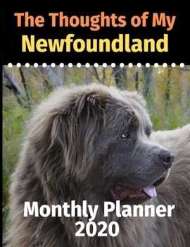 The Thoughts of My Newfoundland: Monthly Planner