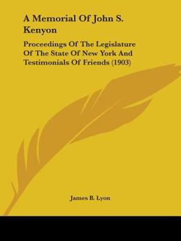 A Memorial of John S. Kenyon