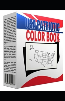 Paperback USA Patriotic Color Book